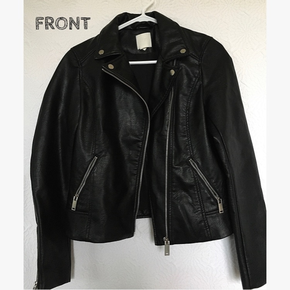 Black Leather Jacket🖤✨